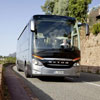 The multifunctional display in the new Setra TopClass